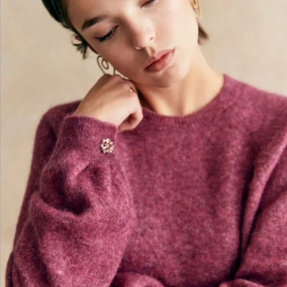 Sézane Louisa Jumper in Figue -- M -- EUC - Picture 2 of 9